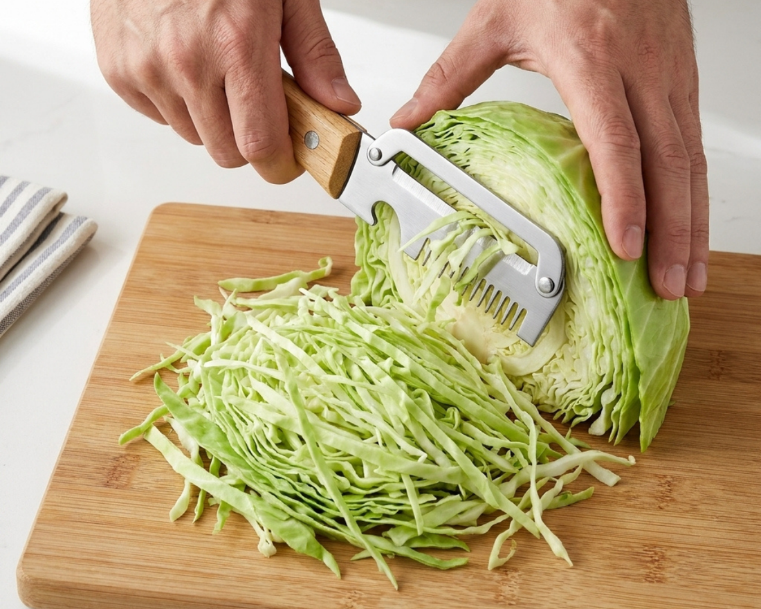 Ultra-Wide Stainless Steel Shredder & Peeler